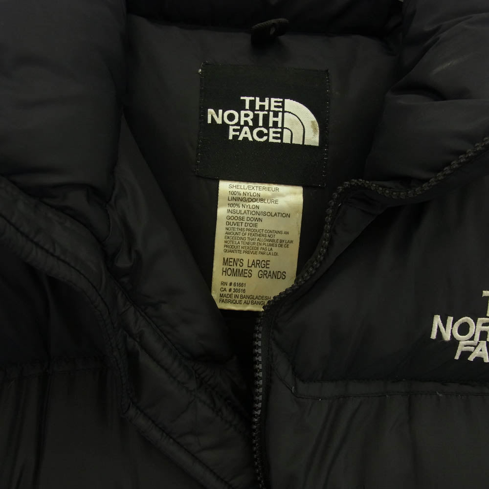 THE NORTH FACE ノースフェイス 409NP1 90s Nuptse Jacket ヌプシ ダウンジャケット ブラック系 L【中古】