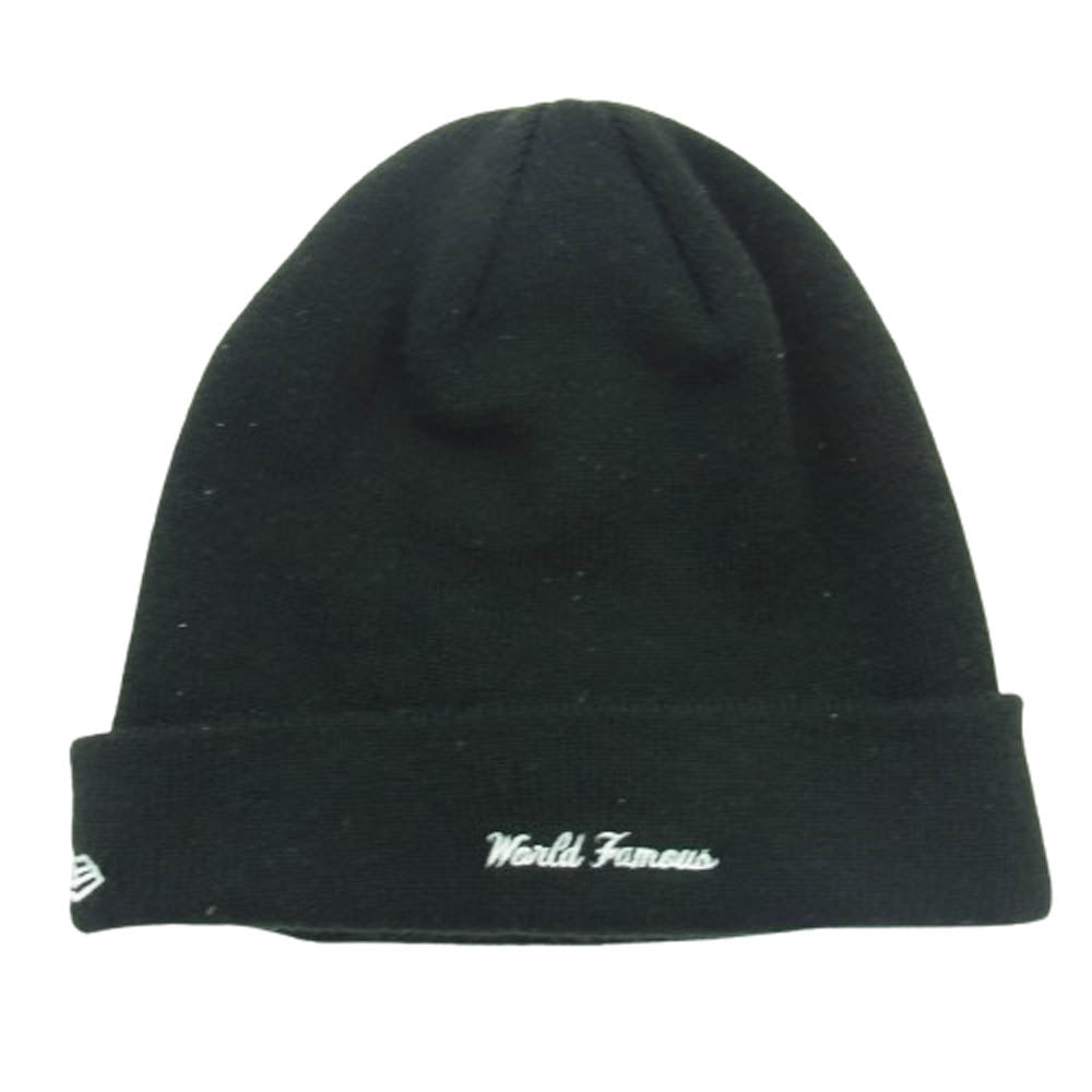 Supreme シュプリーム 24AW × NEW ERA Box Logo Beanie ニューエラ ボックスロゴ ビーニー ニット キャップ ブラック系【中古】