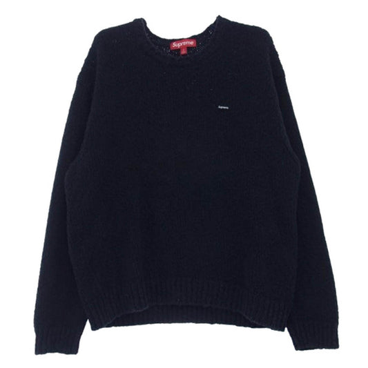 Supreme シュプリーム 24SS Boucle Small Box Logo Sweater ブークレ スモール ボックス ロゴ クルーネック ニット セーター ブラック系 S【中古】