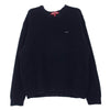 Supreme シュプリーム 24SS Boucle Small Box Logo Sweater ブークレ スモール ボックス ロゴ クルーネック ニット セーター ブラック系 S【中古】