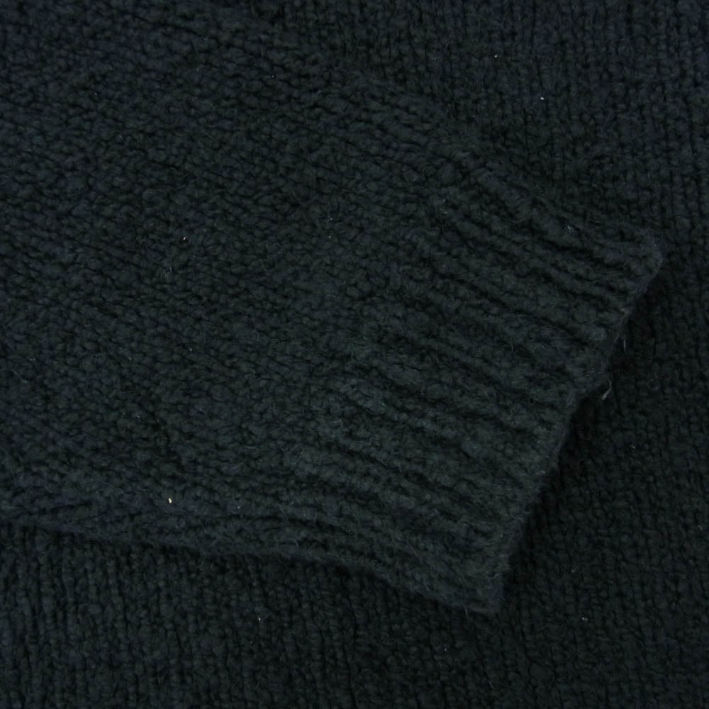 Supreme シュプリーム 24SS Boucle Small Box Logo Sweater ブークレ スモール ボックス ロゴ クルーネック ニット セーター ブラック系 S【中古】