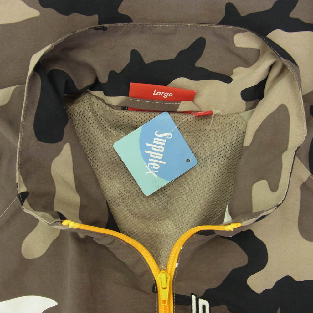 Supreme シュプリーム 25SS Contrast Zip Track Jacket Snow Camo コントラスト ジップ トラック ジャケット スノーカモ マルチカラー系 チャコールグレイ系 L【中古】