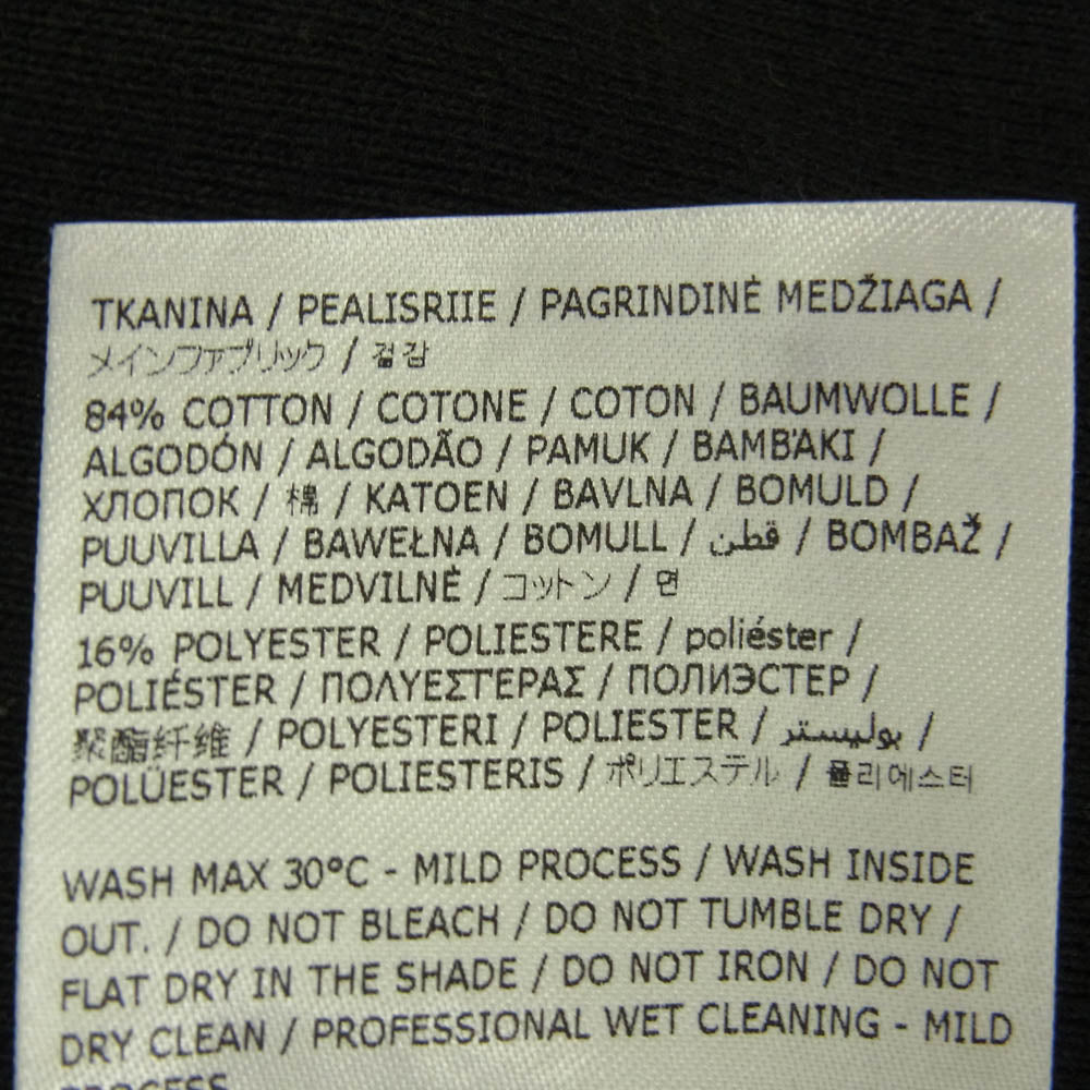 Supreme シュプリーム 24SS × MM6 Maison Margiela Foil Box Logo Hooded Sweatshirt メゾンマルジェラ ボックスロゴ パーカー ブラック系 XL【中古】