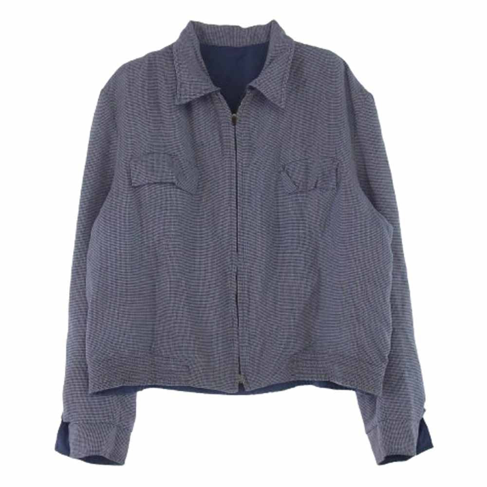 ウールマスター 50's 60's ヴィンテージ リバーシブル ジャケット ライトブルー系 L【中古】