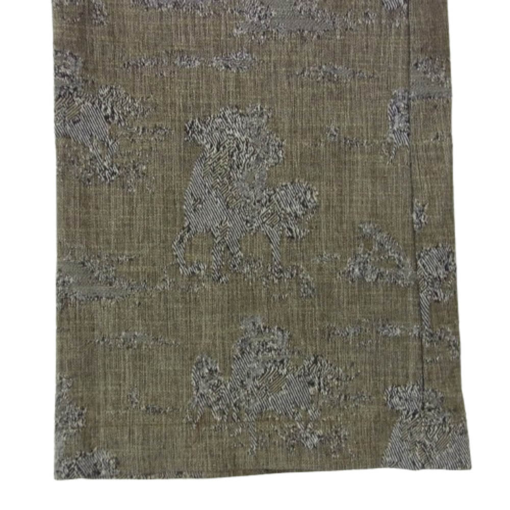 DRIES VAN NOTEN ドリスヴァンノッテン 3951-1750 総柄 フレア パンツ ベージュ系 31【中古】