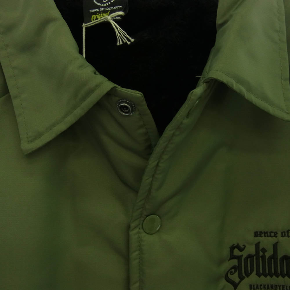 RATS ラッツ BOA COACH JKT SOLIDARITY(KHAKI) ボア コーチ ジャケット カーキ系 M【極上美品】【中古】