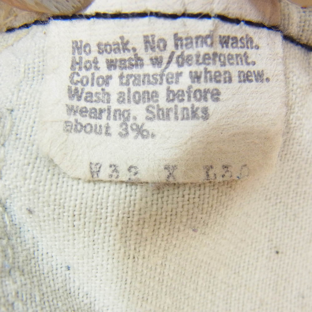 Levi's リーバイス 80s ヴィンテージ オレンジタブ 519-0217 カットオフ デニム ショーツ ハーフパンツ インディゴブルー系 32【中古】