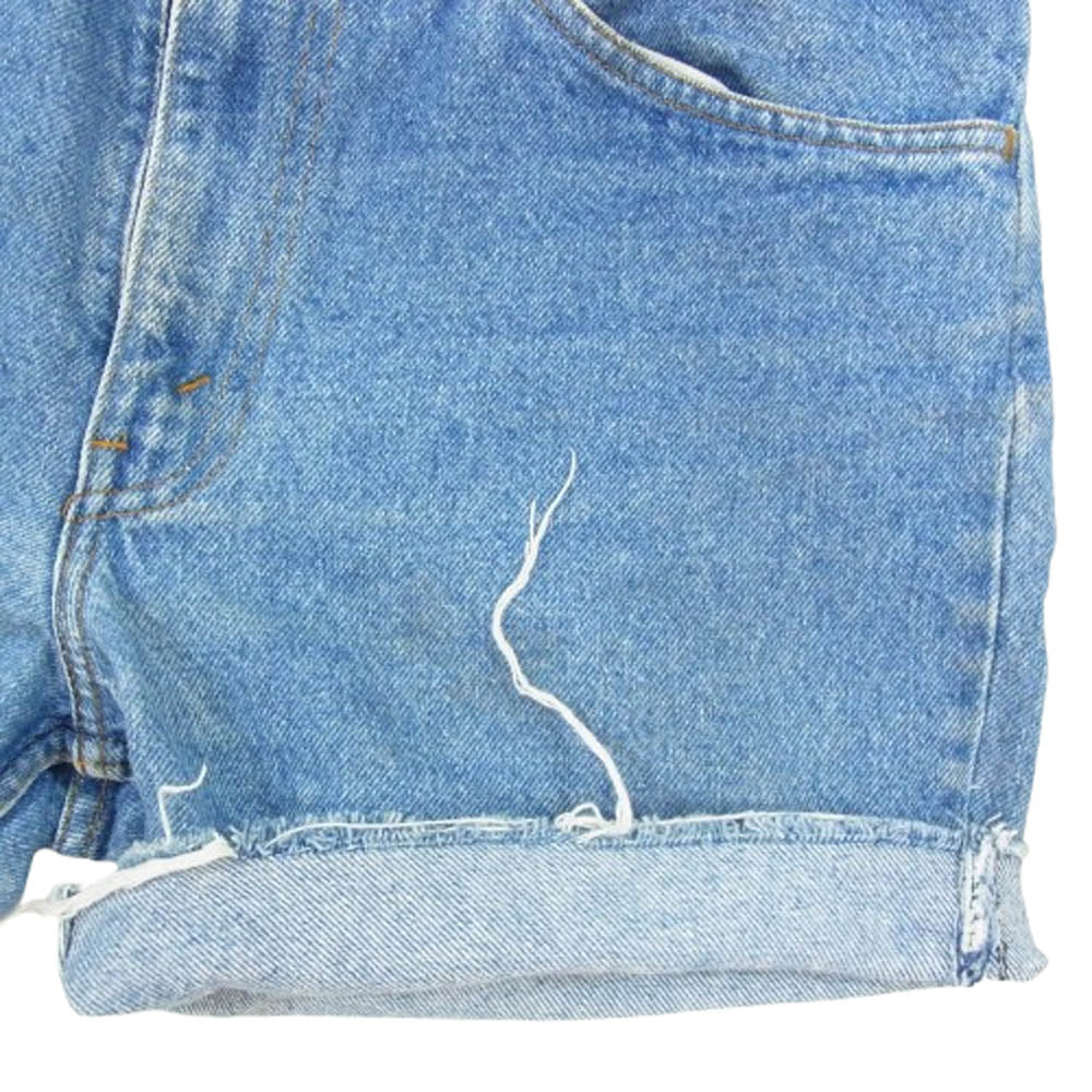 Levi's リーバイス 80s ヴィンテージ オレンジタブ 519-0217 カットオフ デニム ショーツ ハーフパンツ インディゴブルー系 32【中古】