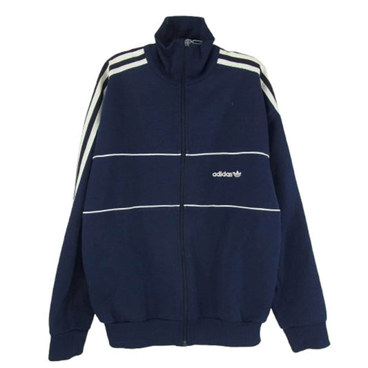 ヴィンテージ adidas Vintage アディダス ヴィンテージ 80s～90s 万国旗タグ トラック ジャケット ネイビー系 サイズ表記無【中古】
