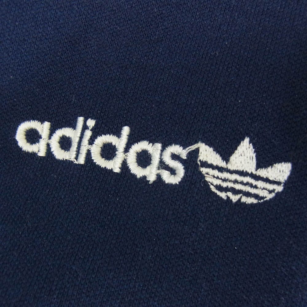 ヴィンテージ adidas Vintage アディダス ヴィンテージ 80s～90s 万国旗タグ トラック ジャケット ネイビー系 サイズ表記無【中古】
