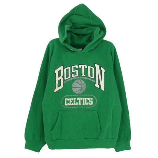 Champion チャンピオン 80s トリコタグ後期 ヴィンテージ Boston Celtics プルオーバーパーカー グリーン系 M【中古】