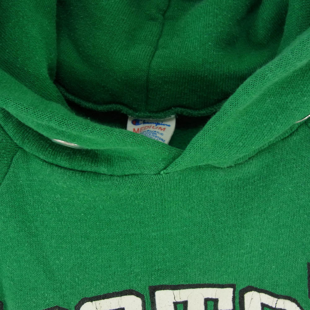 Champion チャンピオン 80s トリコタグ後期 ヴィンテージ Boston Celtics プルオーバーパーカー グリーン系 M【中古】