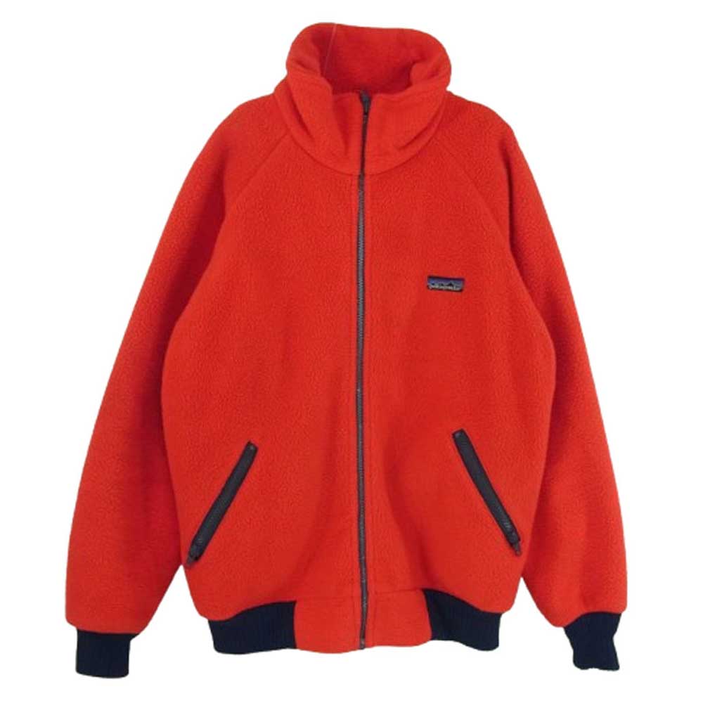 patagonia パタゴニア vintage ヴィンテージ 80sフリース ジップ アップ ジャケット レッド系 サイズ表記無【中古】