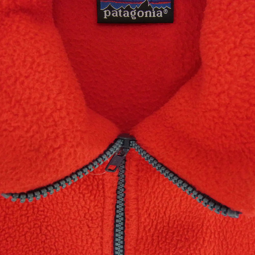 patagonia パタゴニア vintage ヴィンテージ 80sフリース ジップ アップ ジャケット レッド系 サイズ表記無【中古】