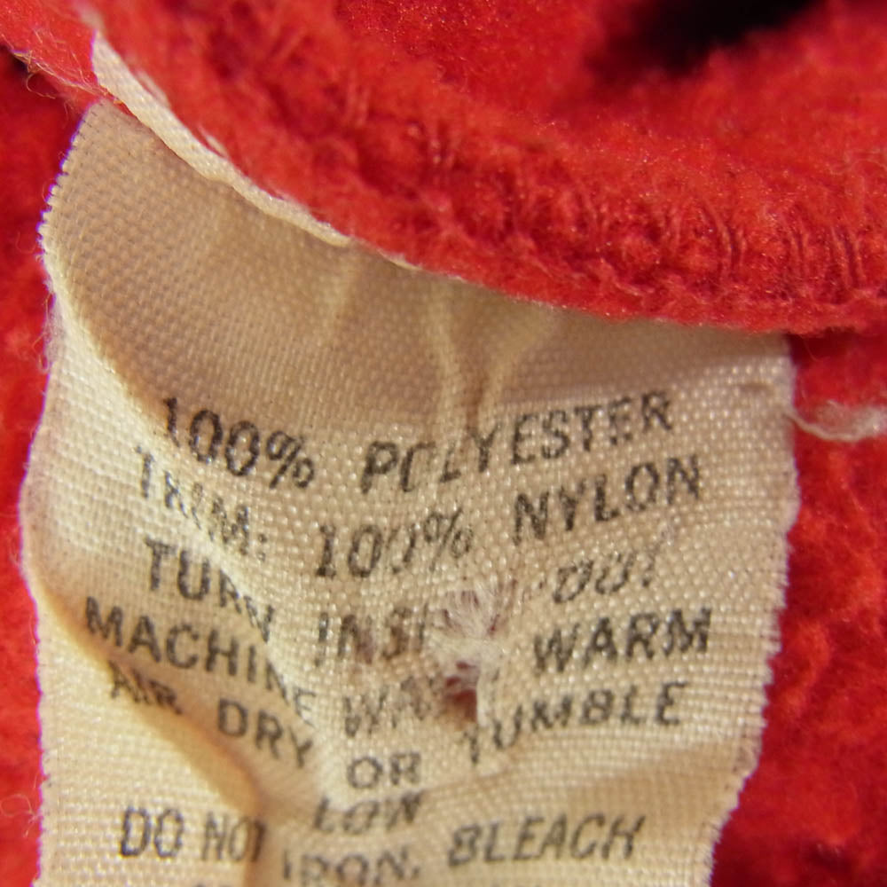 patagonia パタゴニア vintage ヴィンテージ 80sフリース ジップ アップ ジャケット レッド系 サイズ表記無【中古】