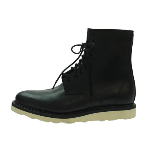 MINEDENIM マインデニム MGK-002 Leather Zipper Unit Military Boots レザー ジッパー ミリタリー ブーツ ブラック系 40【極上美品】【中古】