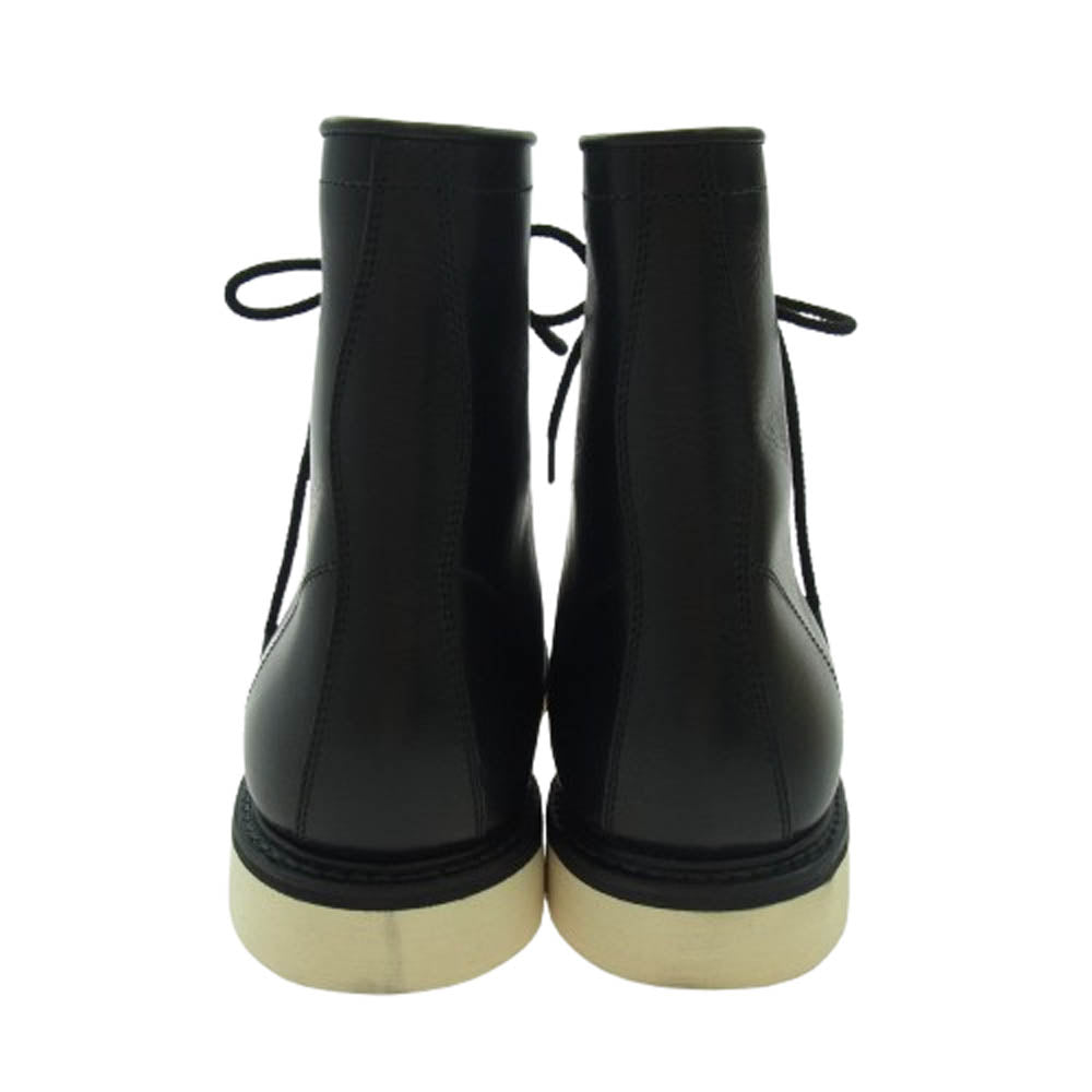 MINEDENIM マインデニム MGK-002 Leather Zipper Unit Military Boots レザー ジッパー ミリタリー ブーツ ブラック系 40【極上美品】【中古】