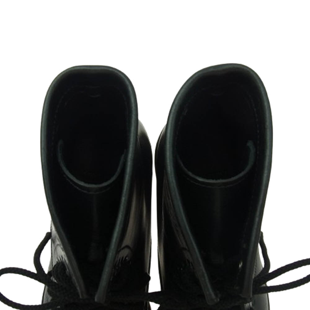 MINEDENIM マインデニム MGK-002 Leather Zipper Unit Military Boots レザー ジッパー ミリタリー ブーツ ブラック系 40【極上美品】【中古】