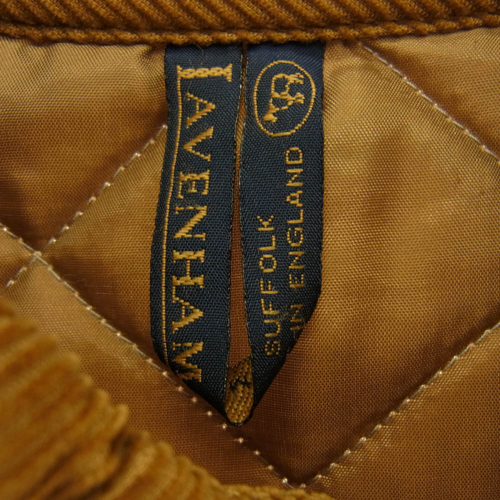 LAVENHAM ラベンハム キルティング コーデュロイ 中綿 ジャケット USA_36【中古】