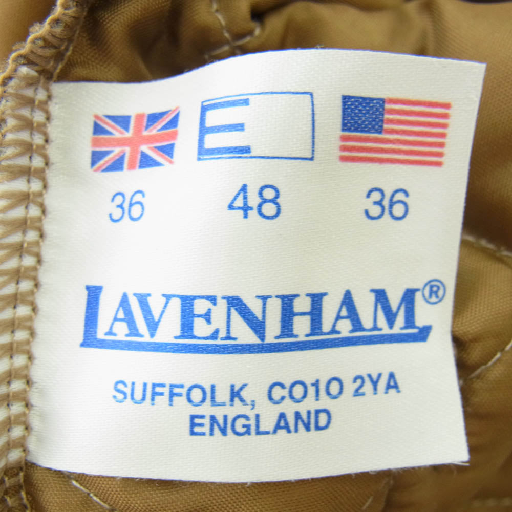 LAVENHAM ラベンハム キルティング コーデュロイ 中綿 ジャケット USA_36【中古】