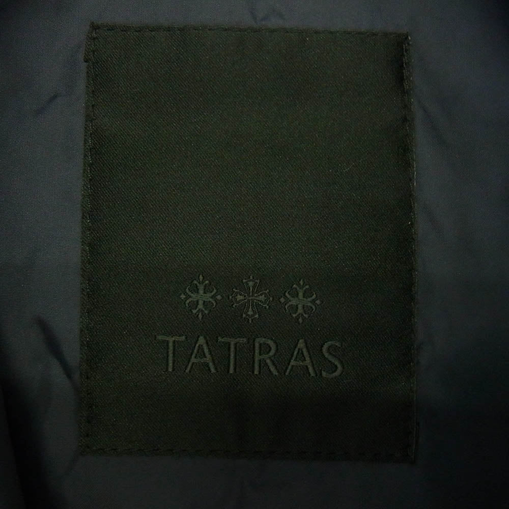 TATRAS タトラス MTK20A4207 GANGE ギャンジ フーデッド ミリタリー ライト ダウン ジャケット ネイビー系 2【中古】