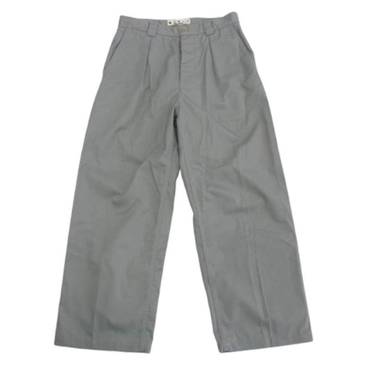 MARNI マルニ 20SS PUMU0097M0 タック チノ ワイド パンツ グレー系 46【中古】