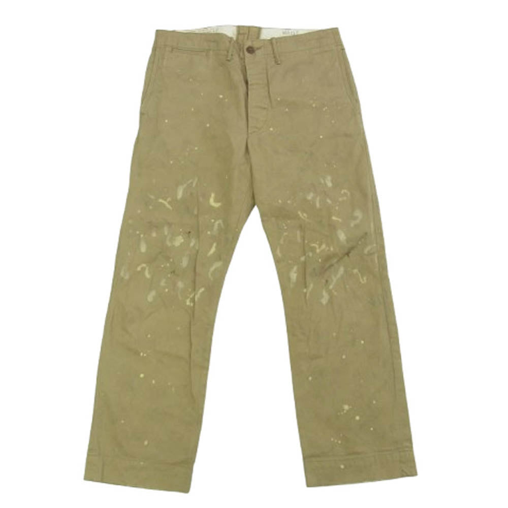 RRL ダブルアールエル ペンキ加工 チノ パンツ ベージュ系 30【中古】