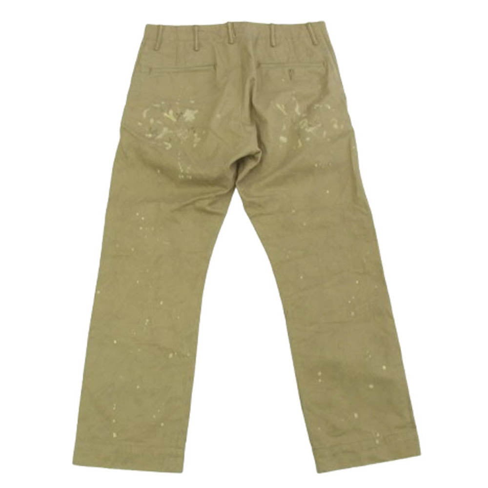 RRL ダブルアールエル ペンキ加工 チノ パンツ ベージュ系 30【中古】