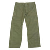RRL ダブルアールエル ミリタリー ファティーグ ベイカー サイドアジャストボタン パンツ ヘリンボーン カーキ系 30【中古】