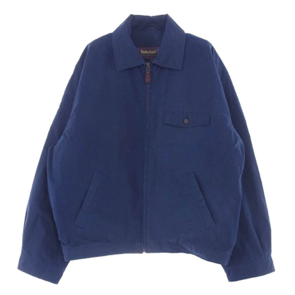 Timberland ティンバーランド ジップアップ ジャケット スウィング トップ ネイビー系 L【中古】