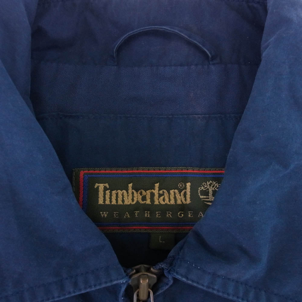 Timberland ティンバーランド ジップアップ ジャケット スウィング トップ ネイビー系 L【中古】
