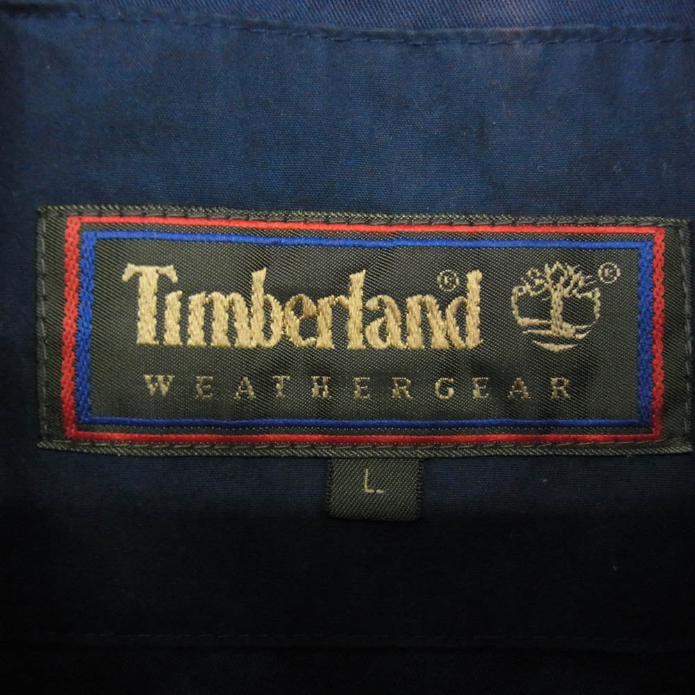 Timberland ティンバーランド ジップアップ ジャケット スウィング トップ ネイビー系 L【中古】