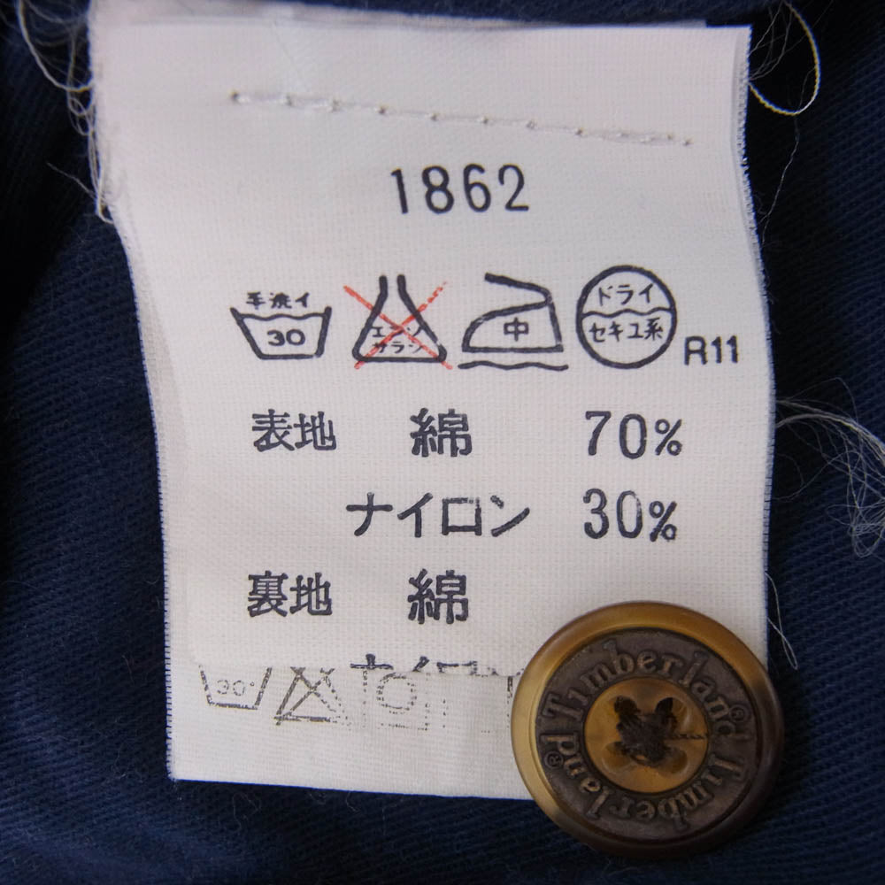 Timberland ティンバーランド ジップアップ ジャケット スウィング トップ ネイビー系 L【中古】