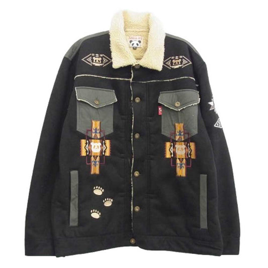パンディエスタ 592861 INDIAN-PDJ ボンディン グランチ ジャケット ブラック系 XXL【中古】