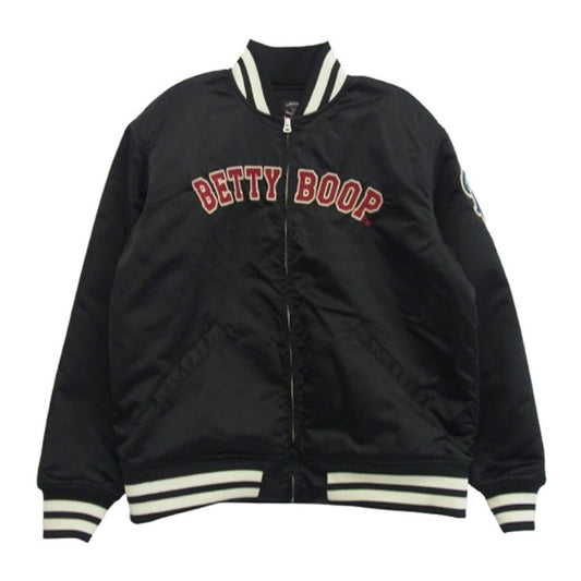 ブレイブマン BETTY BOOP ベティちゃん スタジアム ジャケット ブラック系 XXL【中古】