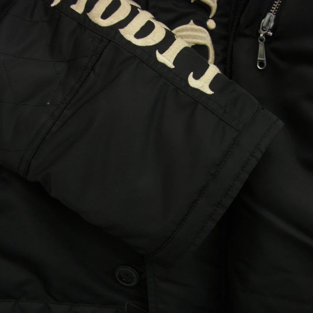 VANSON バンソン death rabbit N-3B デスラビット フライト ジャケット ブラック系 XXL【美品】【中古】