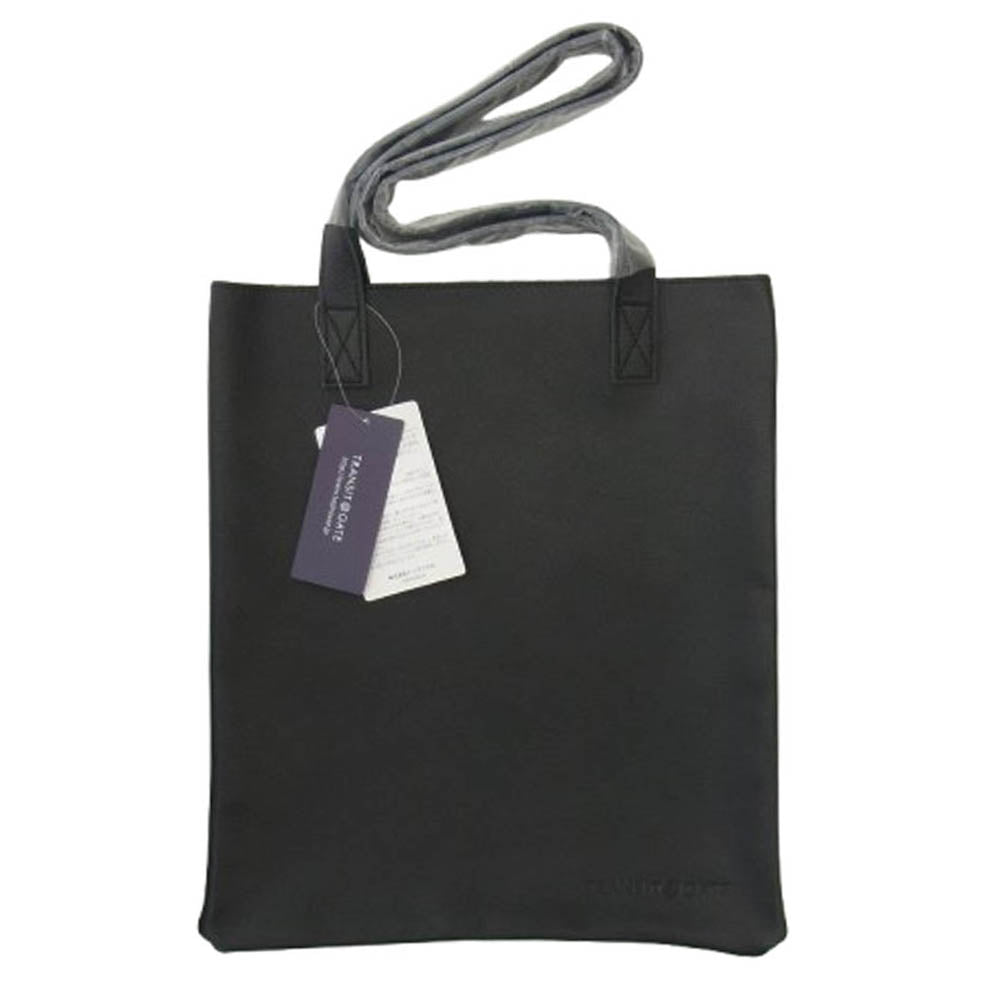 トランジットゲート 本革 レザー トートバッグ ブラック系【新古品】【未使用】【中古】