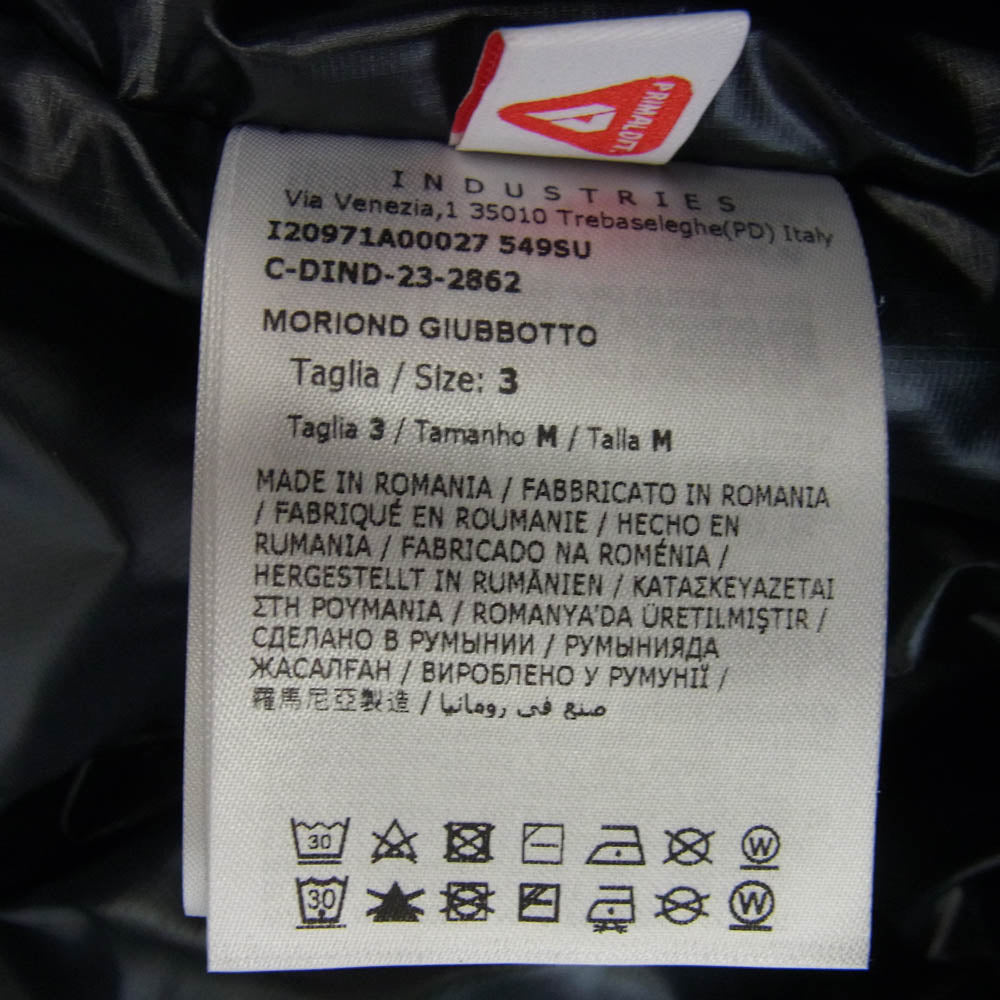 MONCLER モンクレール I20971A00027 GRENOBLE HIGH PERFORMANCE GORE-TEX グルノーブル ゴアテックス プリマロフト ジャケット ブラック系 3【中古】