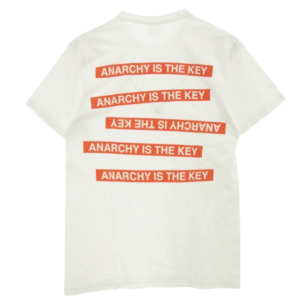 Supreme シュプリーム × UNDERCOVER アンダーカバー Anarchy Tee アナーキー Tシャツ 半袖カットソー ホワイト系 M【中古】