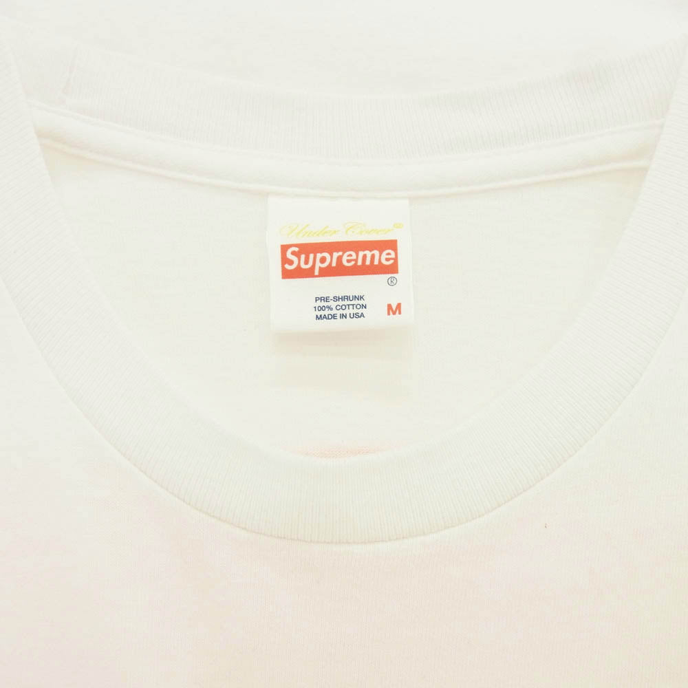 Supreme シュプリーム × UNDERCOVER アンダーカバー Anarchy Tee アナーキー Tシャツ 半袖カットソー ホワイト系 M【中古】