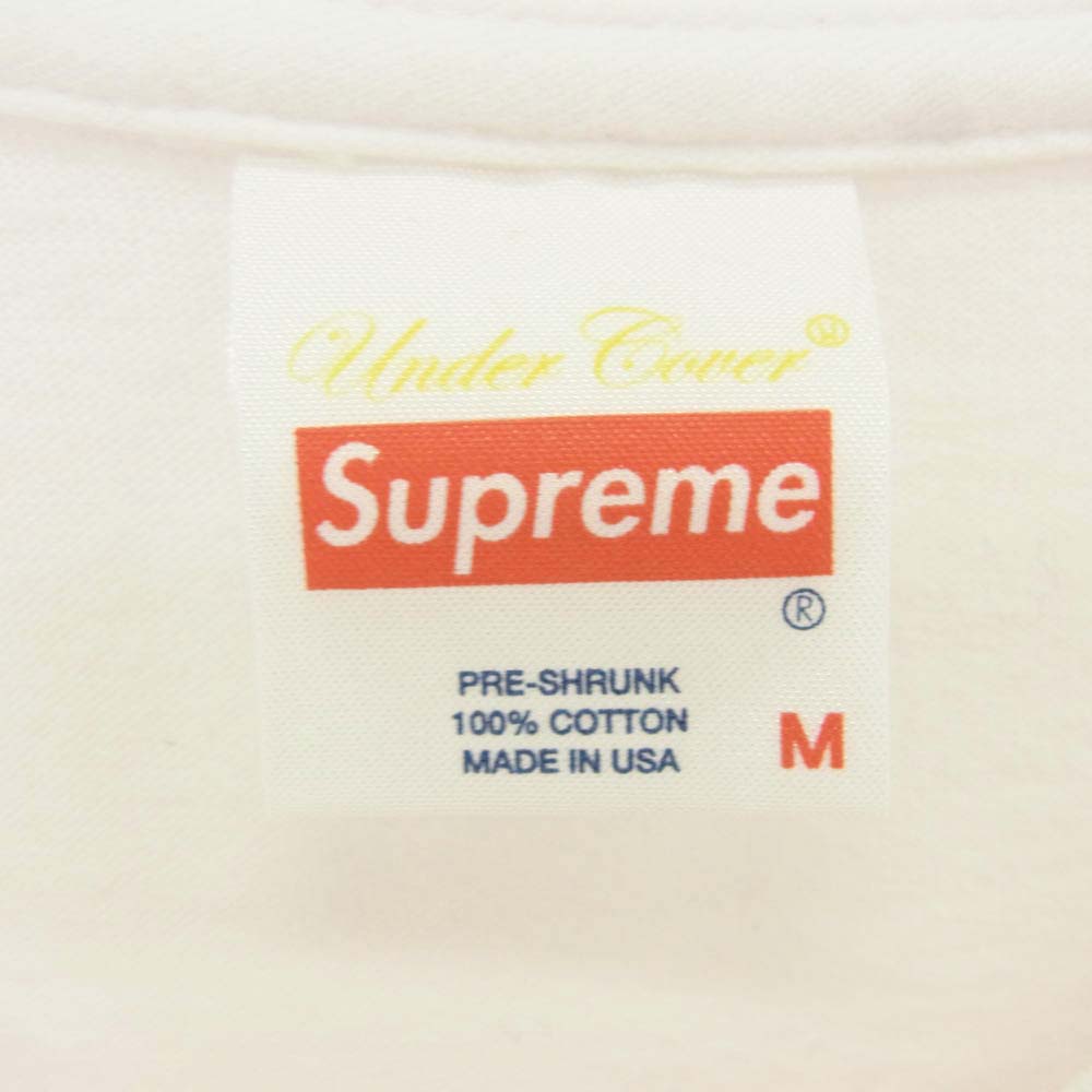 Supreme シュプリーム × UNDERCOVER アンダーカバー Anarchy Tee アナーキー Tシャツ 半袖カットソー ホワイト系 M【中古】
