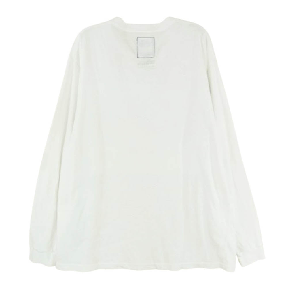 THE NORTH FACE ノースフェイス 21SS NT3127N PURPLE LABEL パープルレーベル × PALACE パレス L/S Graphic Tee グラフィックTシャツ 長袖 ホワイト系 S【中古】