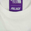 THE NORTH FACE ノースフェイス 21SS NT3127N PURPLE LABEL パープルレーベル × PALACE パレス L/S Graphic Tee グラフィックTシャツ 長袖 ホワイト系 S【中古】