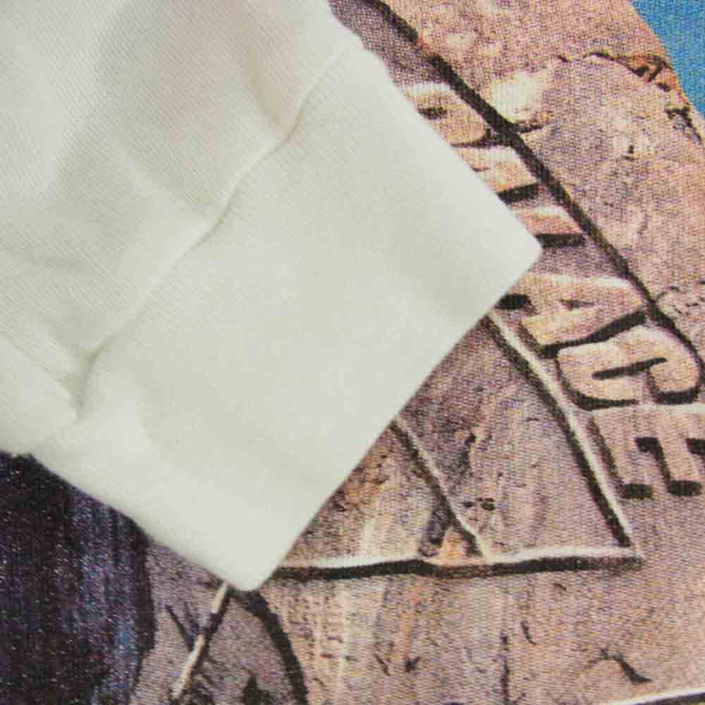 THE NORTH FACE ノースフェイス 21SS NT3127N PURPLE LABEL パープルレーベル × PALACE パレス L/S Graphic Tee グラフィックTシャツ 長袖 ホワイト系 S【中古】