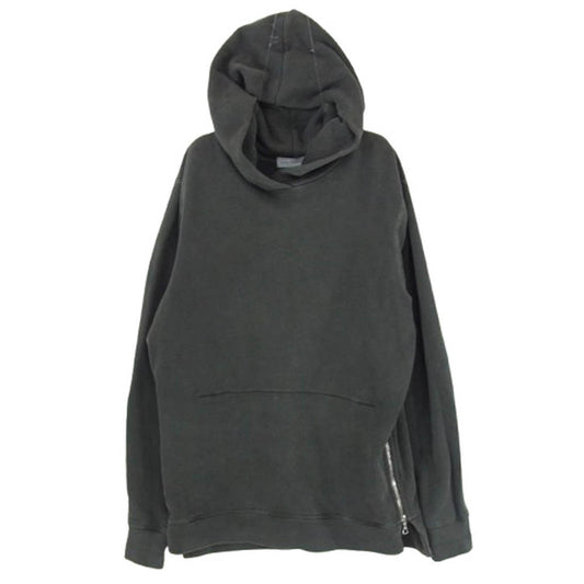 ジョンエリオット サイドジップ プルオーバー フーディー パーカー チャコール系 1【中古】
