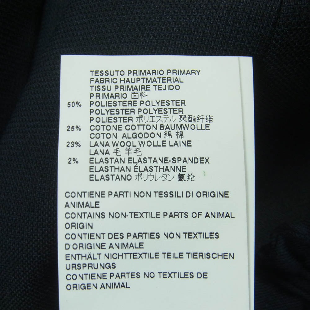 VIKTOR&ROLF ヴィクターアンドロルフ センタープレス ストレート パンツ イタリア製 ダークネイビー系 44【中古】