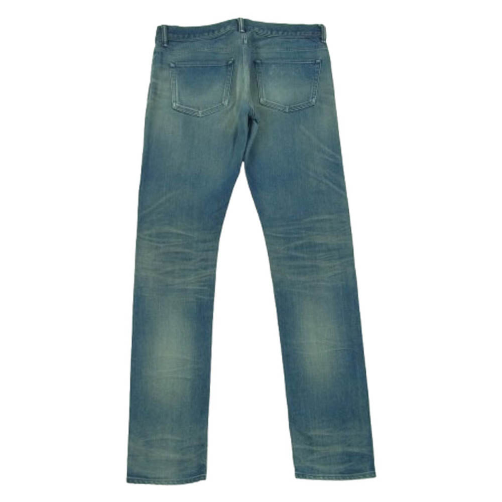 ジョンエリオット ボタンフライ デニム パンツ コットン ポリウレタン 日本製 インディゴブルー系 32【中古】