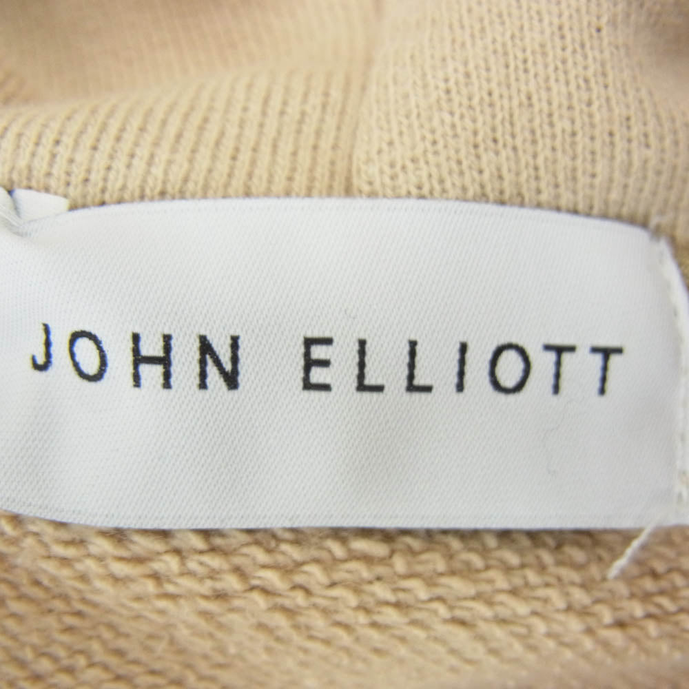 ジョンエリオット フルジップ パーカー ベージュ系 1【中古】