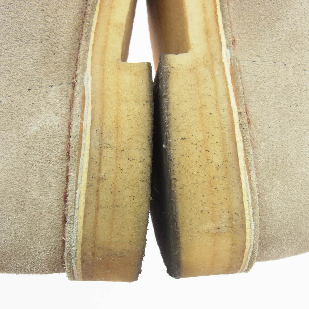 Clarks クラークス スエード レースアップ デザート チャッカブーツ ベージュ系 6.5【中古】