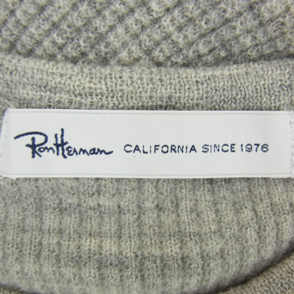 Ron Herman ロンハーマン ウール プルオーバー ニット グレー系 S【中古】